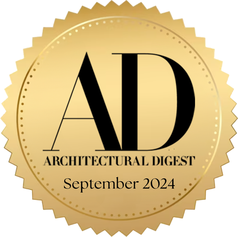 As featured in Architectural Digest, September 2024